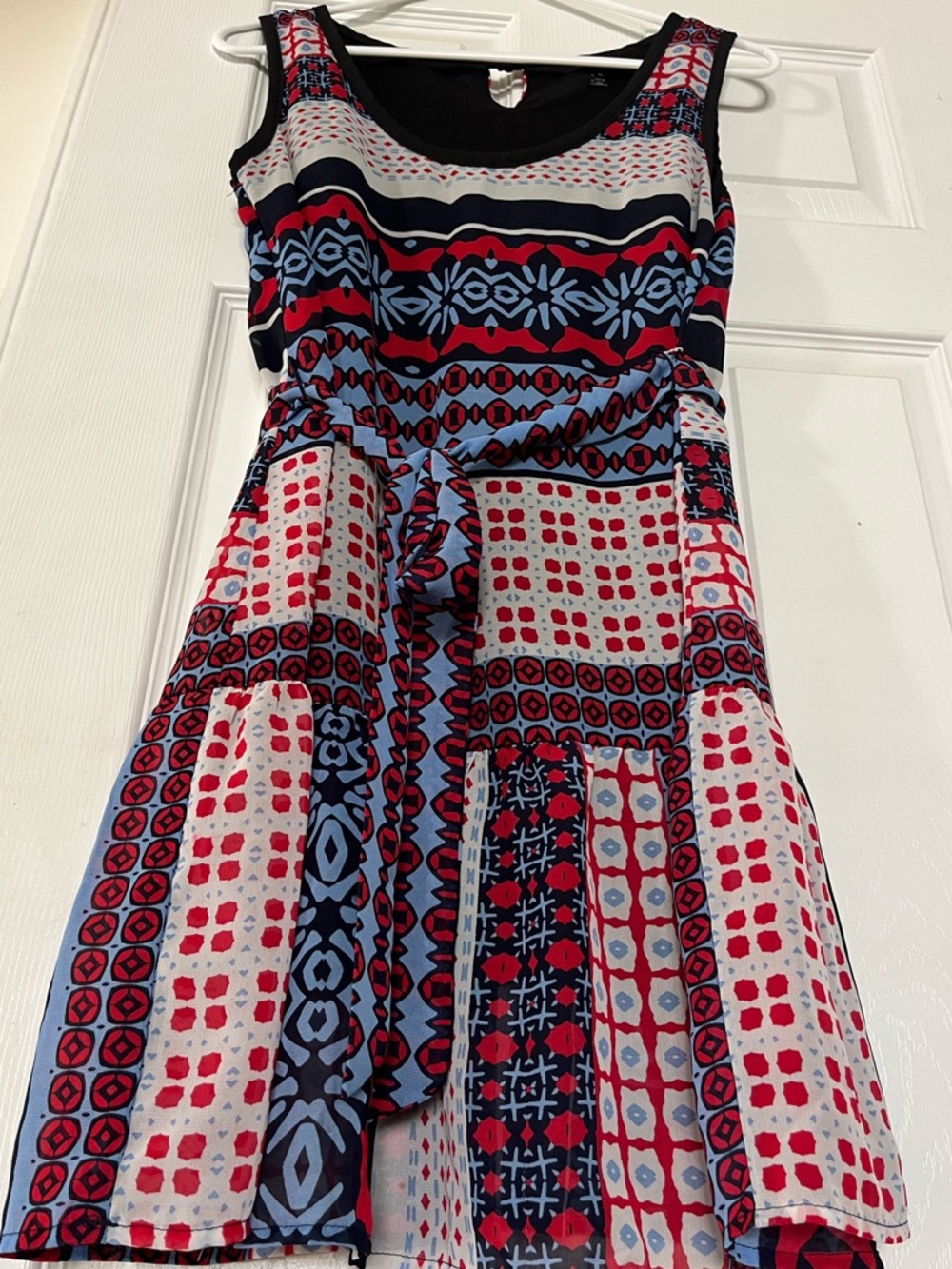 Red, white and blue As You Wish dress xs